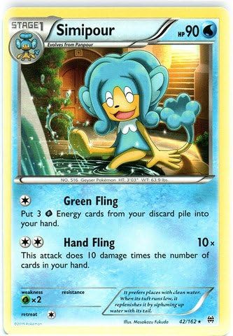 Miniatura 1 de Pokemon - Simipour (42/162) - XY Breakthrough