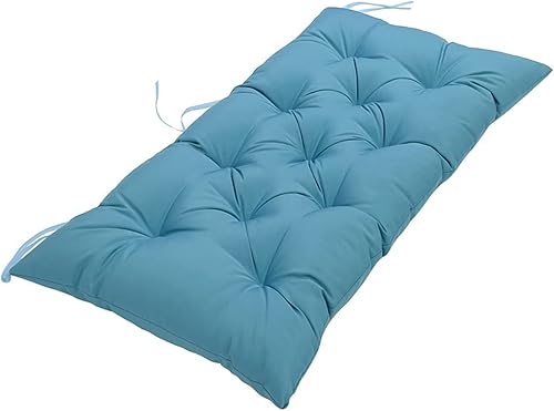 Miniatura 10 de Cojines de asiento de banco de jardín impermeables para interiores y exteriores, banco grueso de patio, sillas mecedoras suaves, asiento para sofá