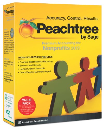 Peachtree Premium Accounting for Nonprofits 2009 Multi-User Value Pack