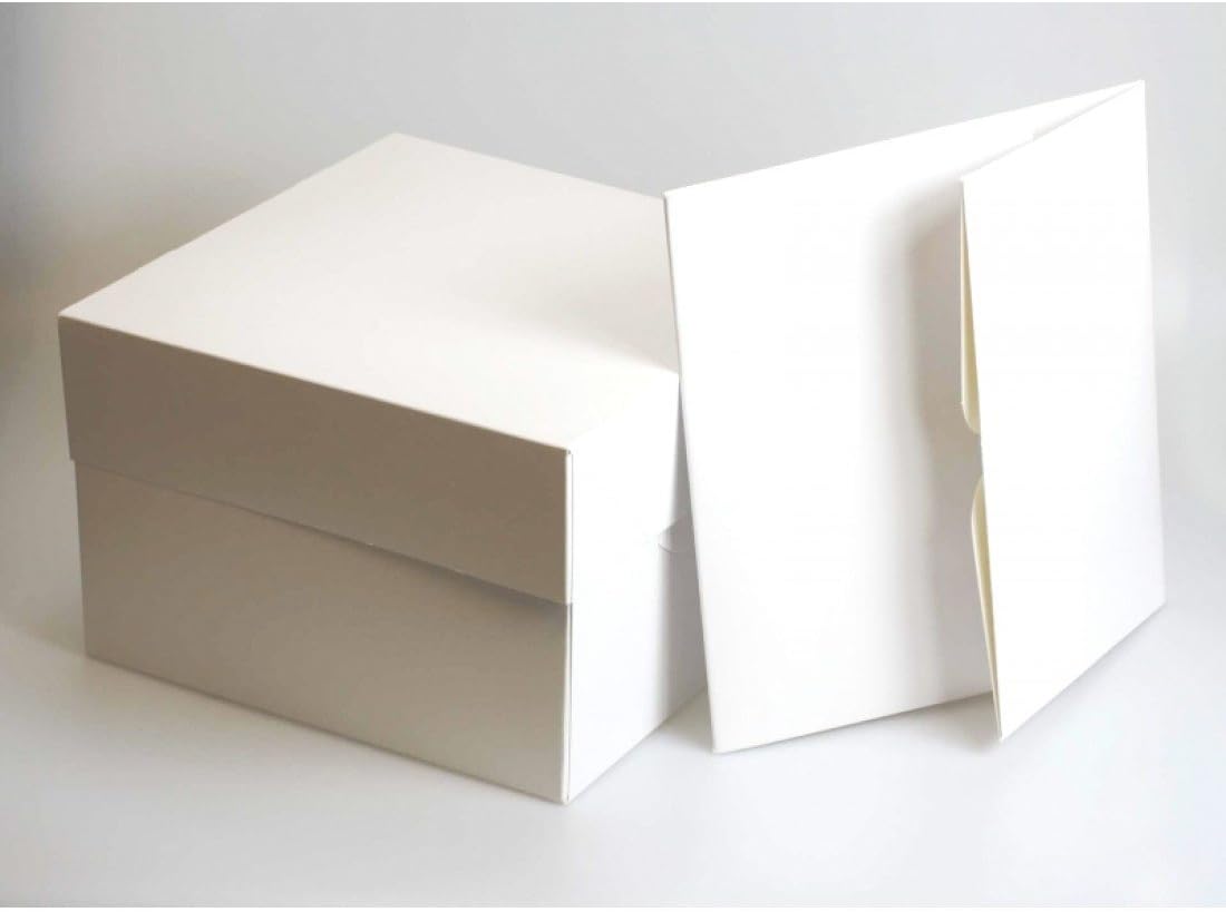 20 x 12" x 12" x 6" Inch Plain White Cake Box
