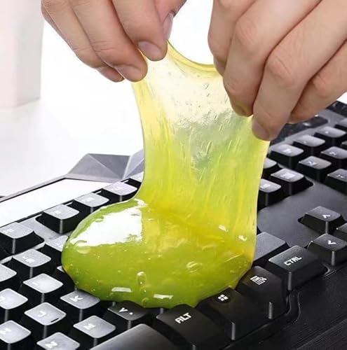 BlesConi Gel detergente per interni, colla morbida per cruscotto, tastiera, compatibile con superfici auto (01)