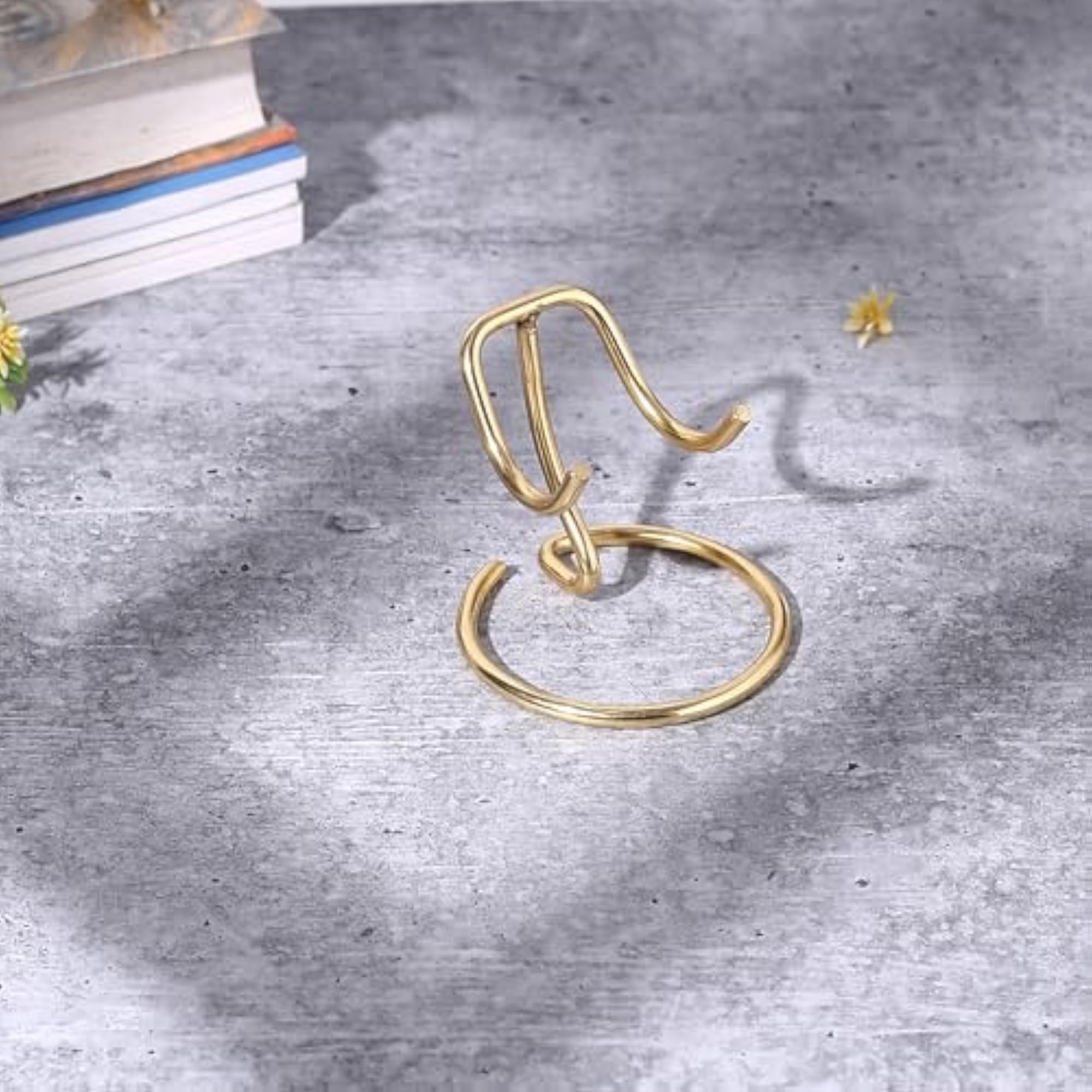 Gold Plated Decorative Display Stand for Business Cards