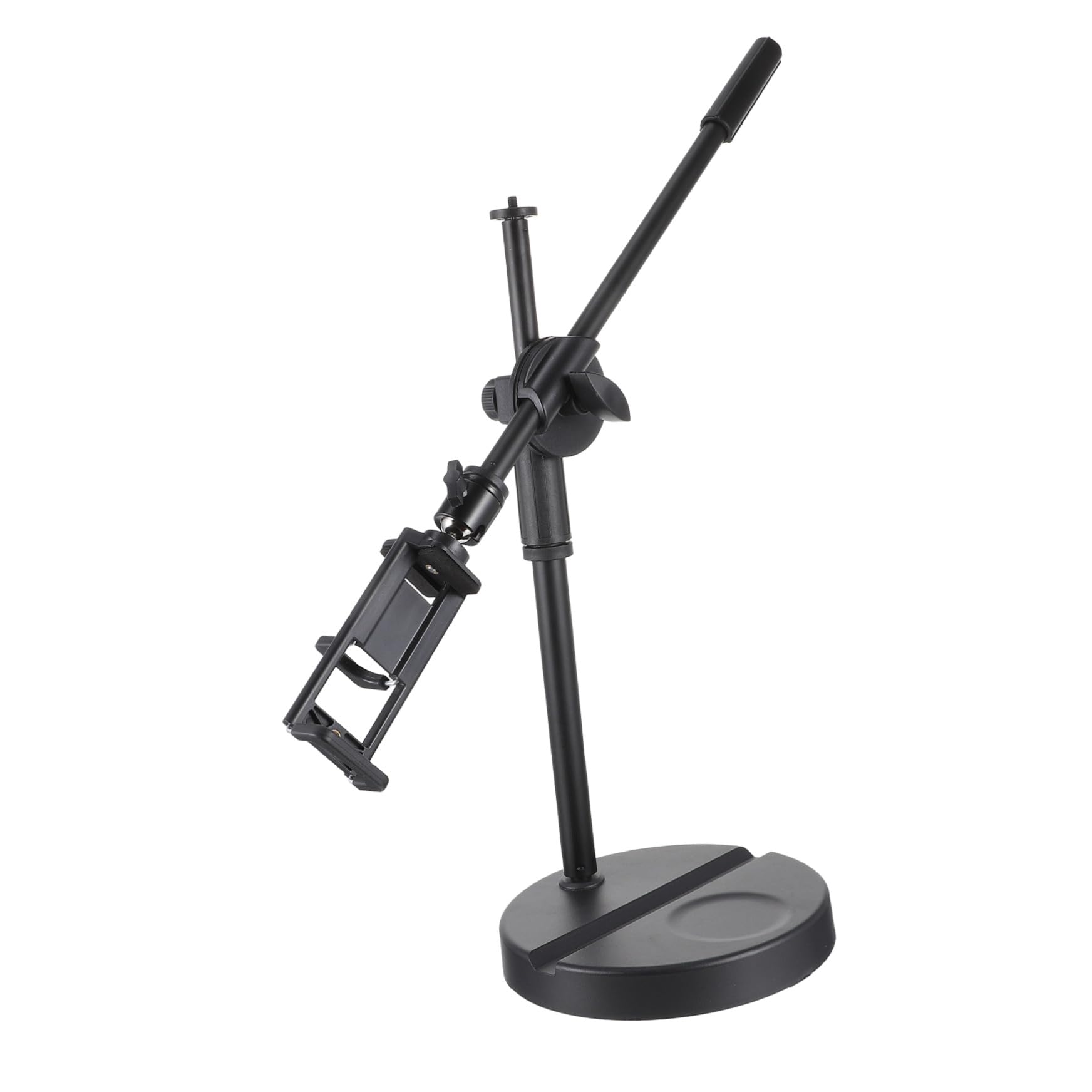 Hemobllo Nexowo Soporte Movil para Teléfono Soporte de Teléfono para Grabación de Vídeo Base Pesada Acero Inoxidable y Abs