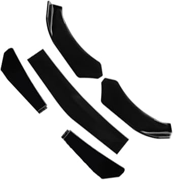 Front Bumper Lip Spoiler - Durable Material Front Lip Splitter, Croooober Bumper Lip Splitter Body Kit 5 Adjustable Levels - Front Bumper Lip Body Kit Spoiler, Lightweight Front Body Shovel |   5  -