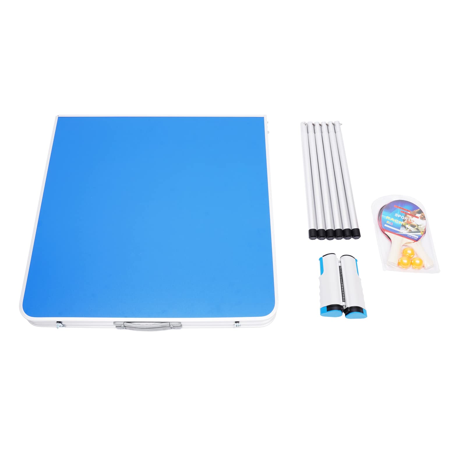 Tavolo da Ping Pong Pieghevole da Ping Pong 152x76x76cm, Tavolo da Ping Pong Midi Professionale per Interni/Esterni