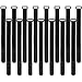 [15 Pack] 1 x 12" Reusable Hook and Loop Cinch Cable Tie Down Straps Set for Cord Management Home Office Garage Wires Hoses Bikes and Camping