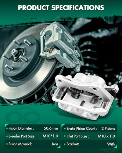 Image of SCITOO 19B3279 Front Right Disc Brake Caliper w /Bracket Fit For Acura For MDX 2007-2013,For Acura For ZDX 2010-2013, Double Pistons