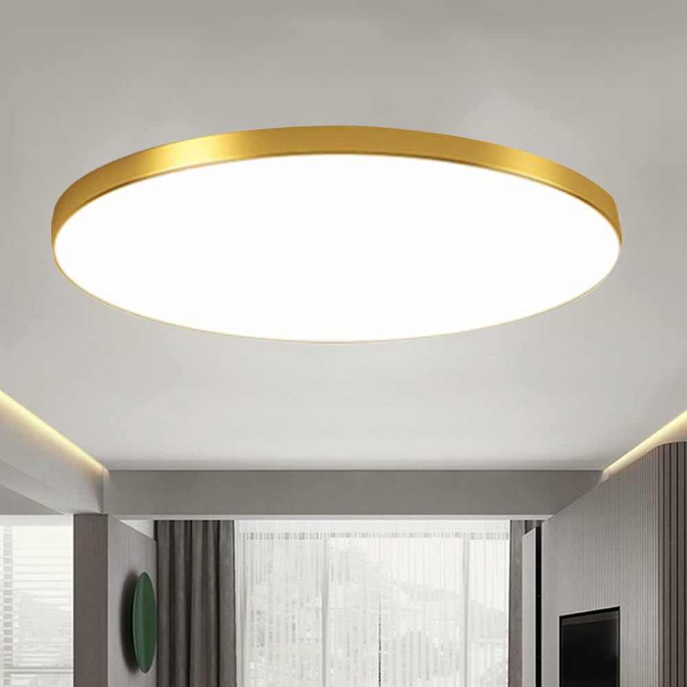Mengjay LED Plafondlamp 3000K-6000K Dimbaar, Ronde Kamer Licht voor