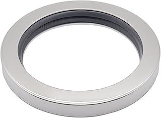 GTPBAO Gasket Rotating 1pcs 85 * 110 * 12mm Stainless Steel Double Lip Oil Seal, PTFE Lip Oil Seal Single Lip and Dual Lip Screw Air Compressor Oil Seal Seal Resistant (Color : 85x110x12 CTLCCWBK)