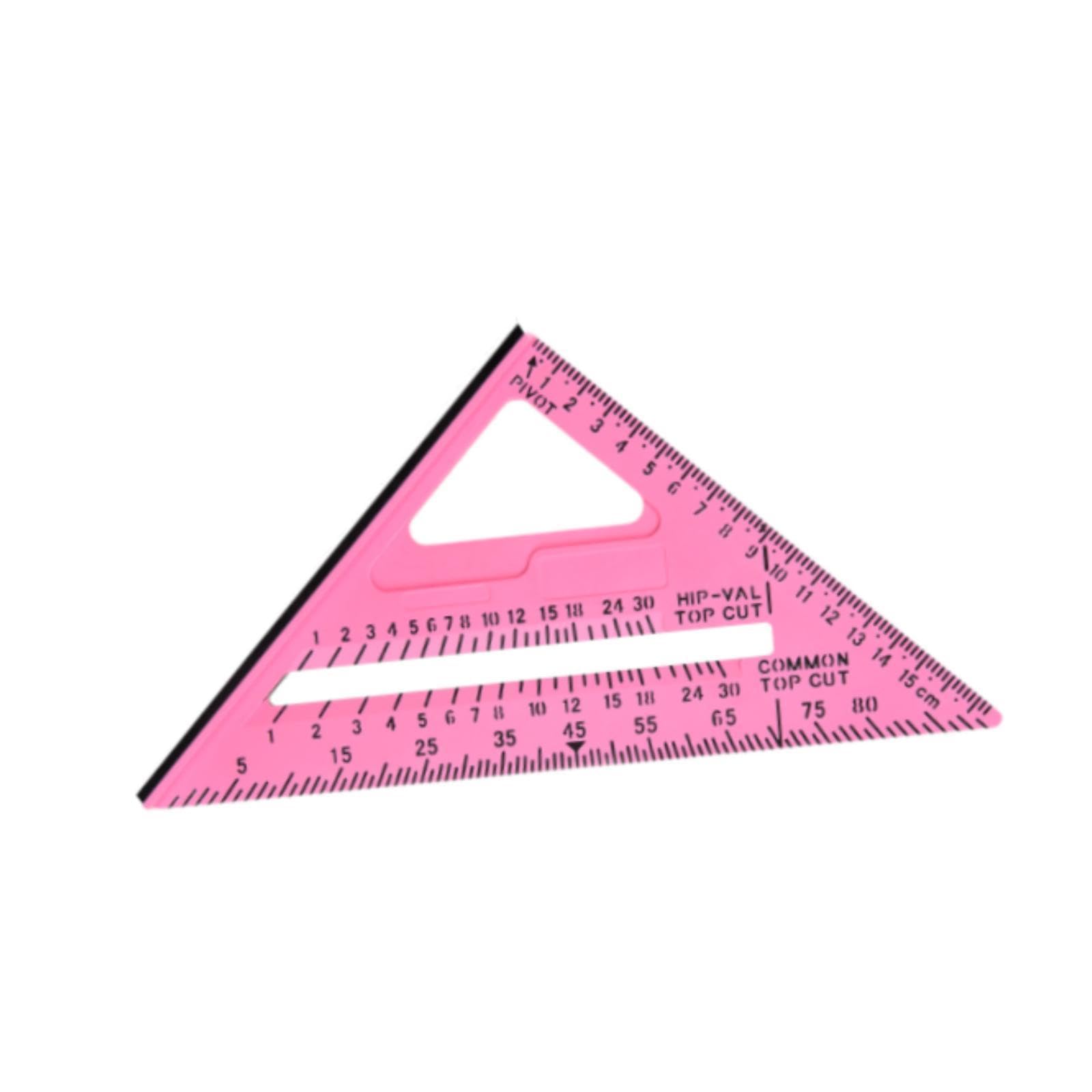 Adoorniequea Pink Carpentry Triangle Ruler Woodwork For Remodeling Projects Building Machinist