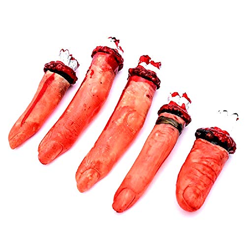 5 Dita finte mozzate - Accessori Carnevale - Halloween Cosplay Travestimento - Trucchi - Magia - Scherzetti - Giochi di prestigio - Horror - Orrore - Idea Regalo per Natale e Compleanno