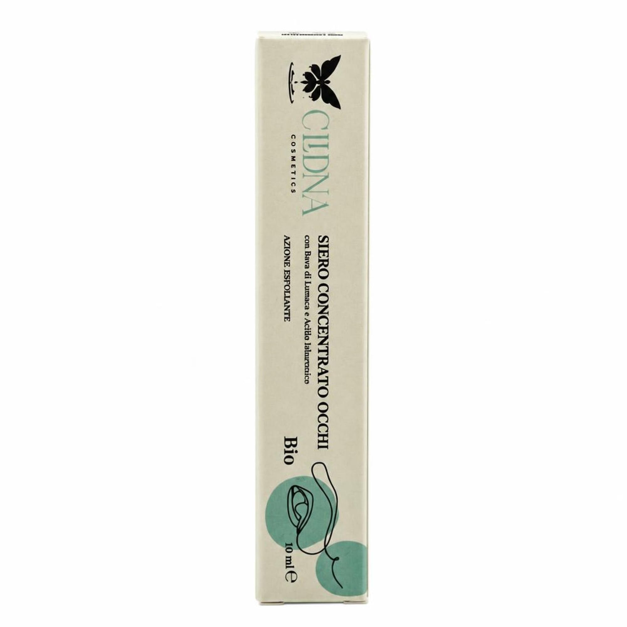 Contorno Occhi Antirughe | Siero Concentrato con Bava di Lumaca e Acido Ialuronico | Roll-On ad Azione Esfoliante, Elasticizzante e Anti-Borse | Formula Bio Naturale | 10ml Made in italy