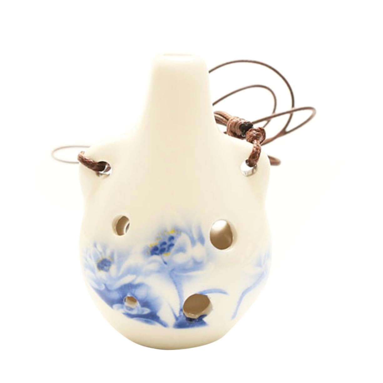 Yardwe Lovely Ocarina for Beginners Durable Wind Instrument for Easy to Play and Store present for Young Musicians