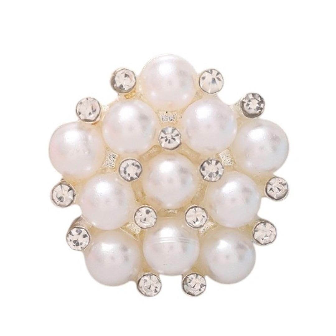 Amazon.co.jp: 【ハンドメイド素材店】(6個) 銀系 貼り付けビジュー