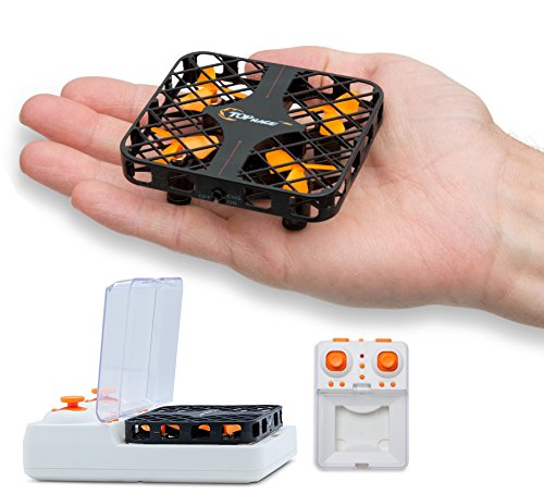 Top Race Pocket Drone Quad Copter 2.4 Ghz With Headless Mode Unbreakable RC Mini Pocket Drone