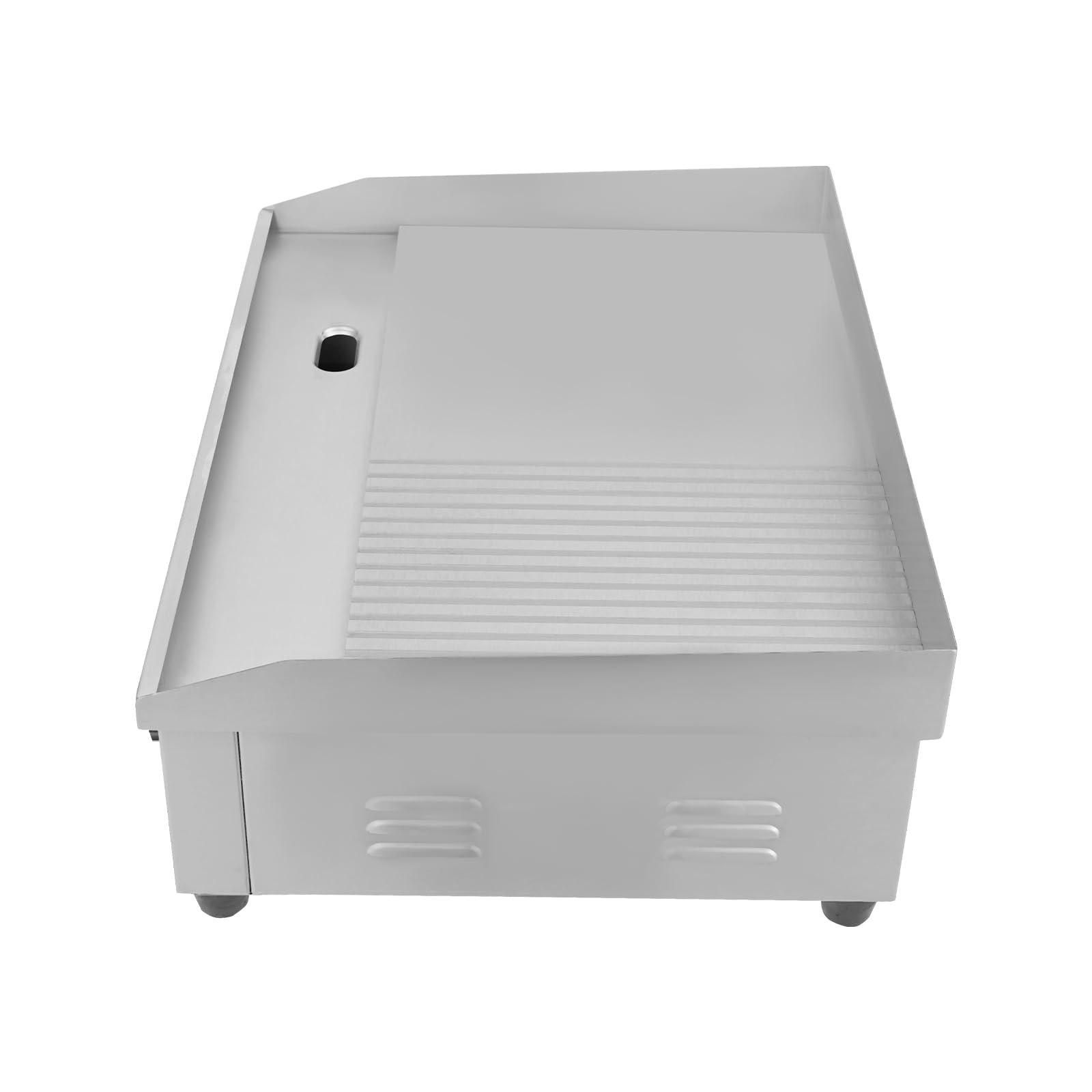 Griglia elettrica commerciale, 3000 W, piastra piatta in acciaio inox, per ristoranti e uso domestico