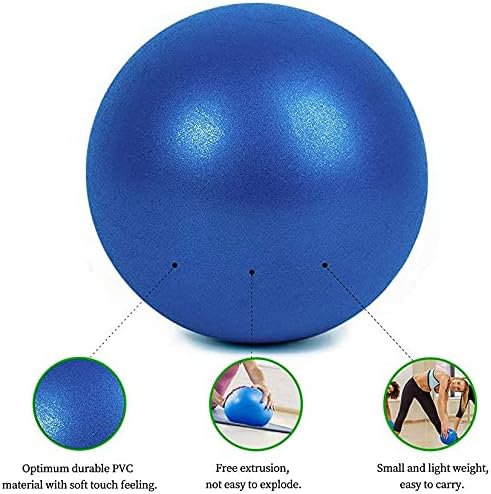 Miniatura 7 de Mini Yoga Balls 9 Inch Exercise Pilates Therapy Balance Micropore Ball Barre Equipment for Home Stability Training Physical Core Training