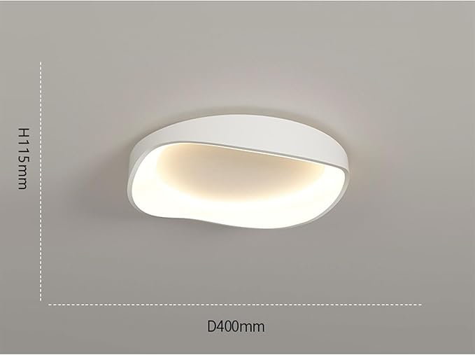 WAGLOS Crèmekleurige Scandinavische LED-Lamp, Luxe Creatieve Romantische Lampen Eenvoudige Moderne Plafondlamp voor Huisdecoratie Kamer Eetkamer Lamp Keuken Binnenverlichting,F photo 2