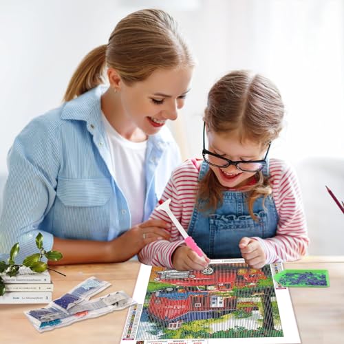 Senqao WX3526 Red Truck Diamond Painting Kits thumb #3