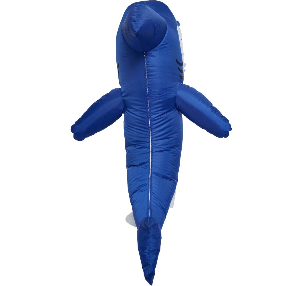 One Casa Inflatable Costume Full Body Shark Air Blow up Funny Party ...