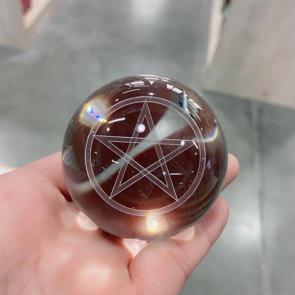 AUOQKQUT Stone 6cm Engraved Miniature Angel Crystal Ball Crystal Craft Sphere Glass Home Decoration Ornament for Home Housewarming GIF(Army Green,3pcs)