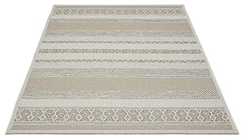 the carpet Calgary - Outdoor Teppich Wetterfest für Balkon & Terrasse, Robuster Flachgewebe Teppich für Garten, Pflegeleicht In- & Outdoor… – Ansicht 4