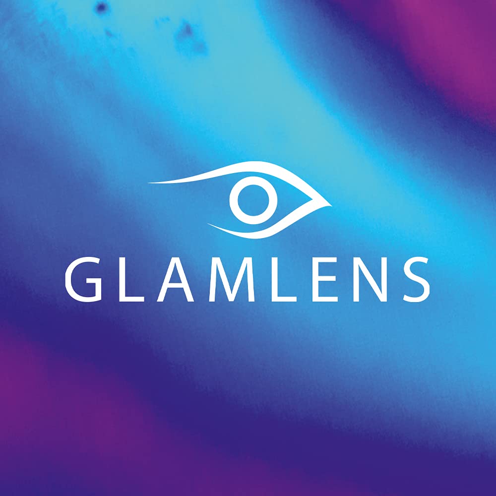 GLAMLENS lentillas de color - gris Almeria + contenedor. 1 par (2 piezas) - 90 Días - Sin Graduación - 0.00 dioptrías - blandos - Lentes de contacto gris de hidrogel de silicona s