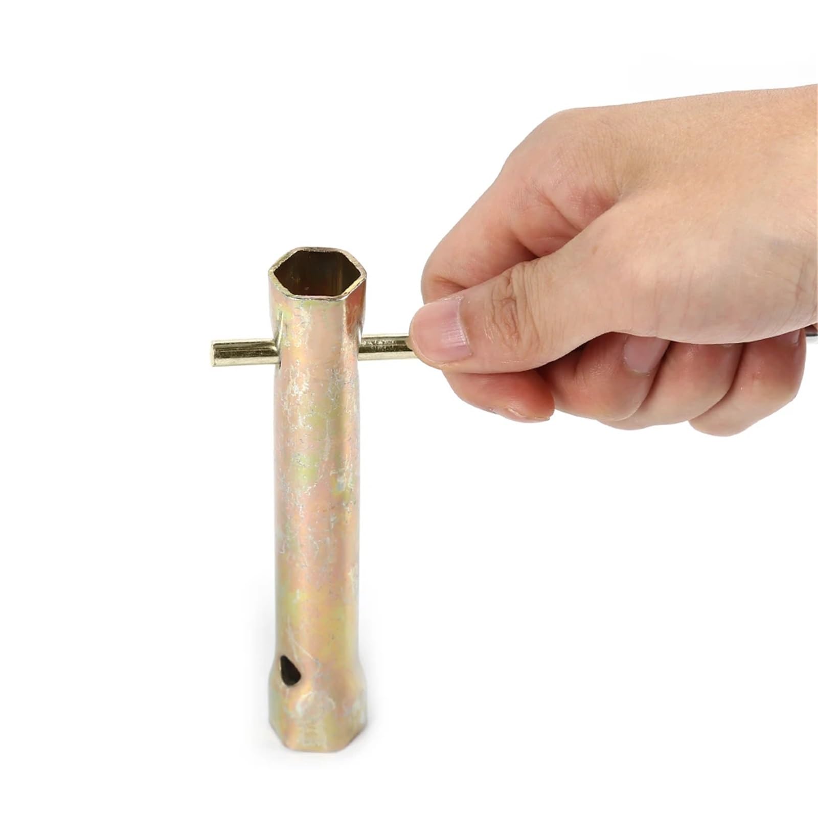 Clé à robinet monobloc Clé à douille à bougie double 16 mm/18 mm avec poignée dynamométrique, boîte tubulaire for tous les modèles, entretien du véhicule