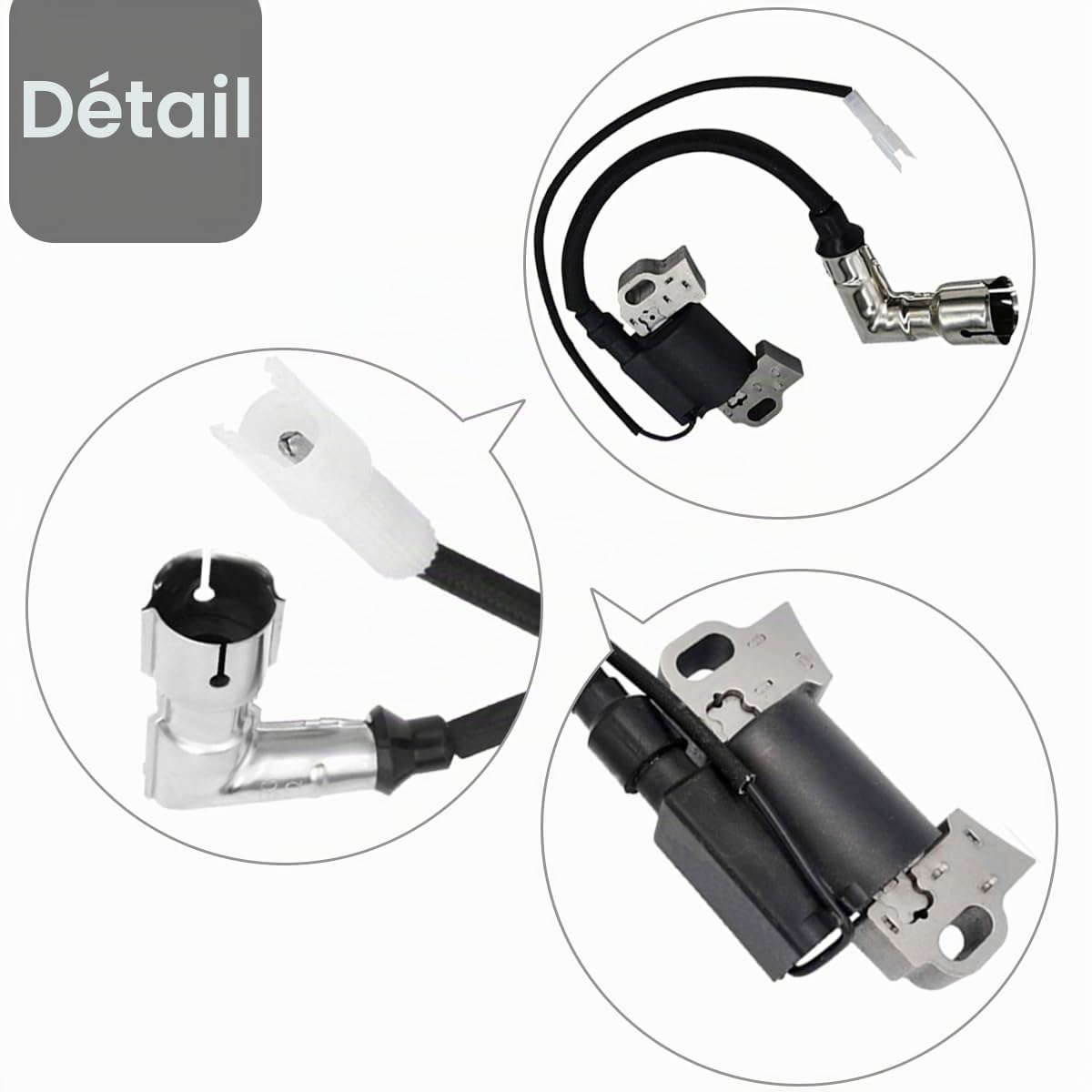 ZAMDOE 951-12220 751-12220 Bobine d'allumage pour MTD pour Troy-Bilt | 951-12220 751-12220 Bobine d'allumage pour moteur pour Huskee LT4200 420 cc pour Craftsman R1000 LT1500