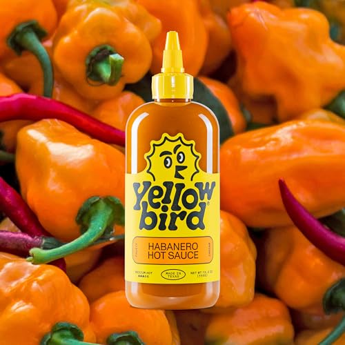 Yellowbird Foods Yellow Classic Hot Sauce Variety Set 19.6 oz (From Mild Hot To Very Hot | 5 Flavors | Gift Pack)