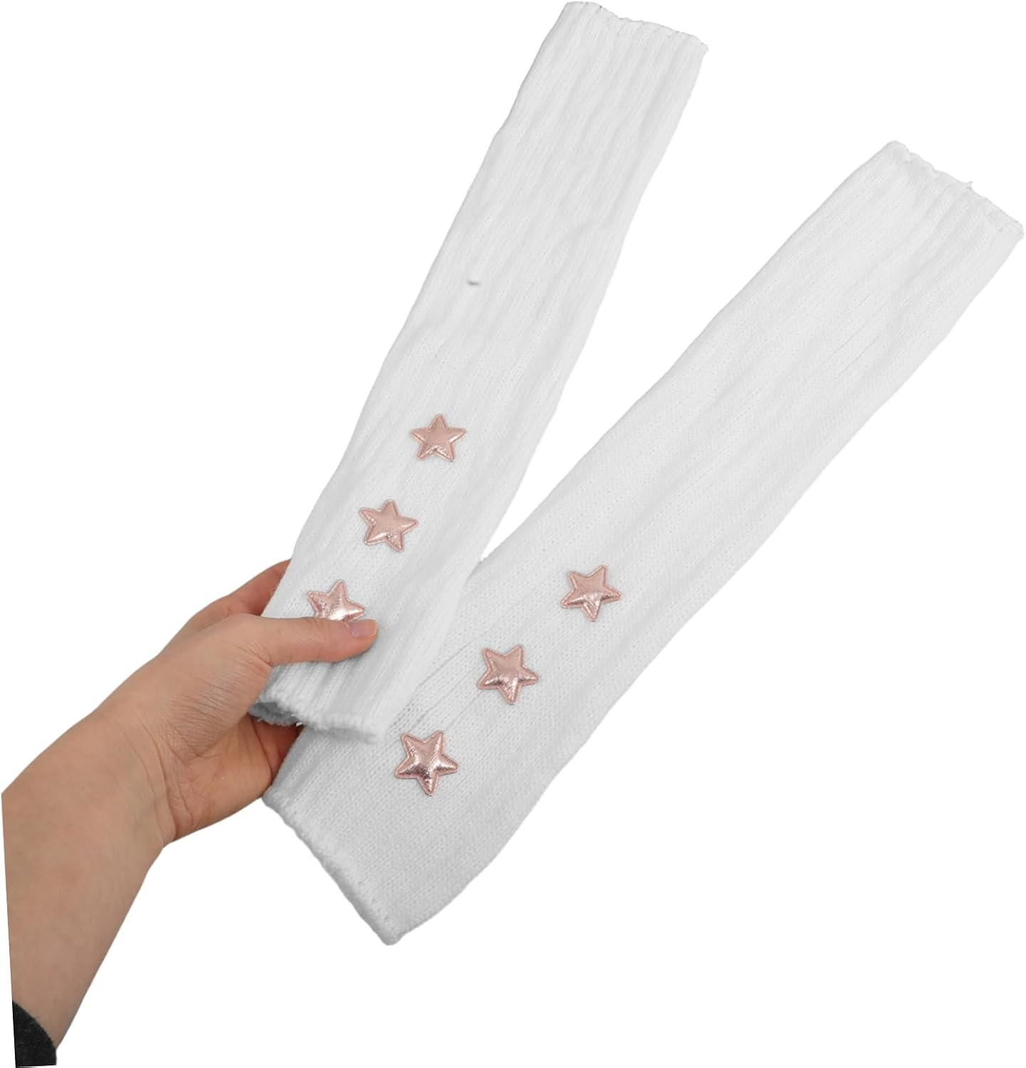 1Pair Charming Lolita Fingerless Arm Sleeves for Women Breathable Knitting Accessories Street Fashion Cute for Everyday Wear Bold Style