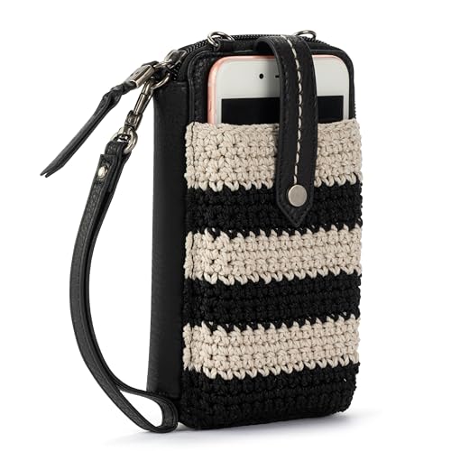 The Sak Silverlake N/S Smartphone Crossbody, Black Stripe2