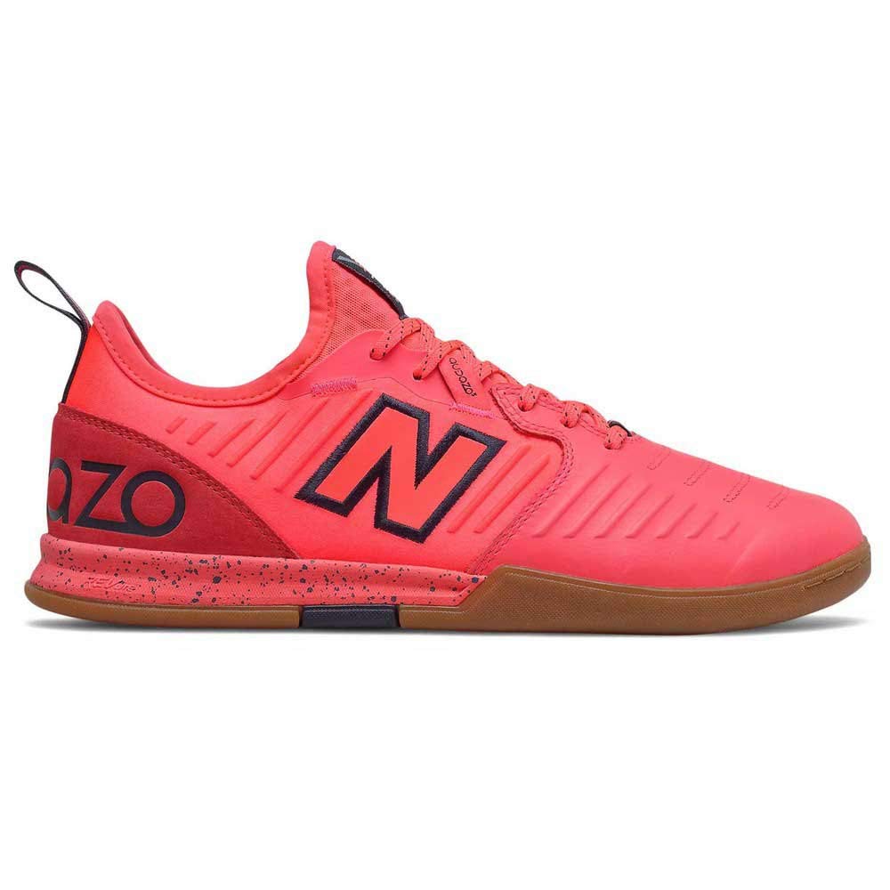 New Balance Men's Audazo Pro in V5 Soccer Shoe, Vivid Coral/Outerspace, 6 Wide