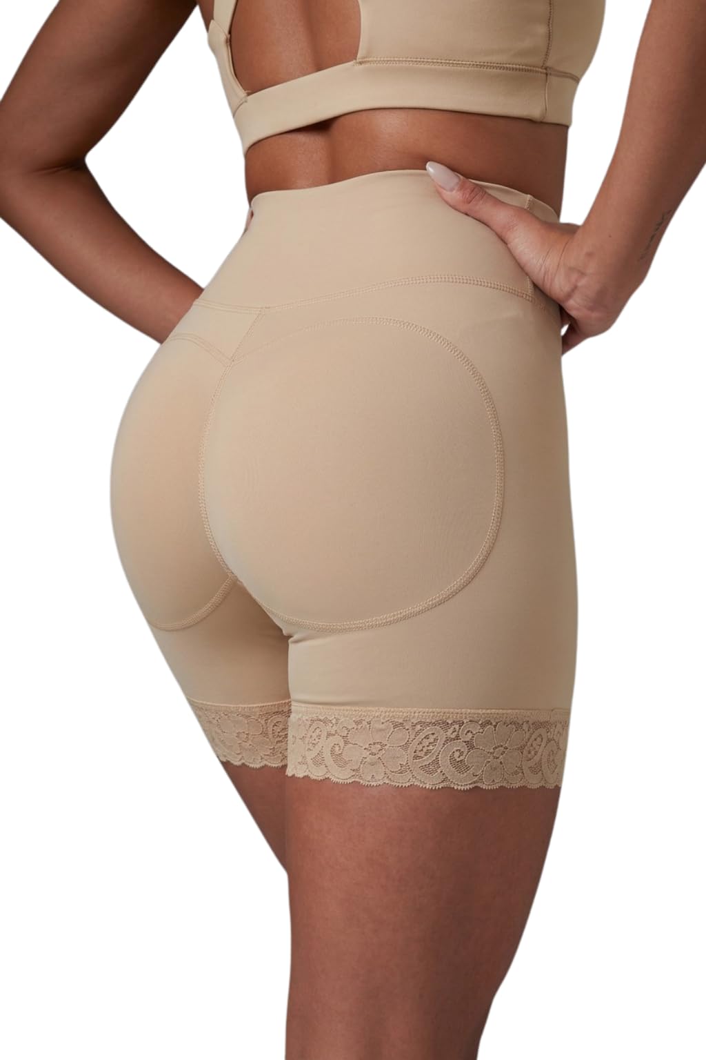 bandragirls Womens Padded Butt Lifter Panties | Hip Enhancer | Padded Shorts Seamless Underwear | Tummy Control Boyshorts-picture-27