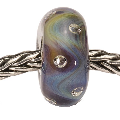 TROLLBEADS Authentic Glass 61403 Azure Bubbles