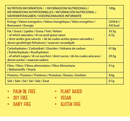 Fabalous Bio-Orangen-Schokolade-Aufstrich (Haselnuss & Kakao-Kichererbsen-Aufstrich) Vegan, milchfrei, kein Palmöl, weniger Zucker, mehr Protein 200g