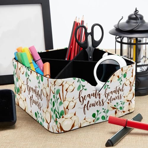 Porte-crayons aquarelle et rangement de bureau à 4 compartiments - 8