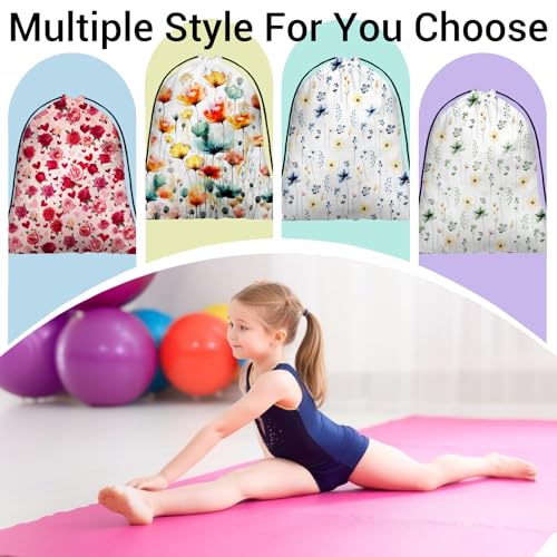 Image of Small Gymnastics Drawstring Grip Bag for Gymnasts Holding