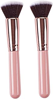 MERRYHAPY Juego de 2 brochas de base plana ro...