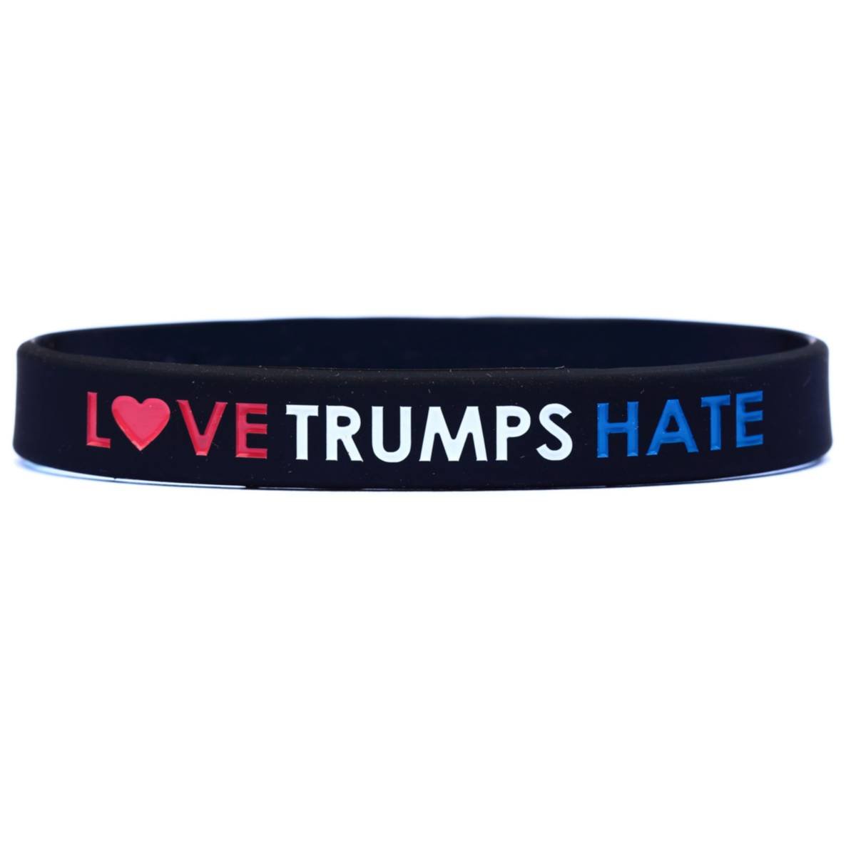 Three Love Trumps Hate Wristbands