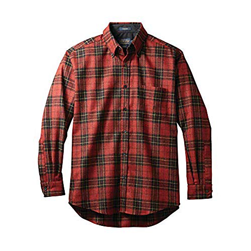 Pendleton - Men's Long Sleeve Fireside Button Down Shirt, Brodie, Small