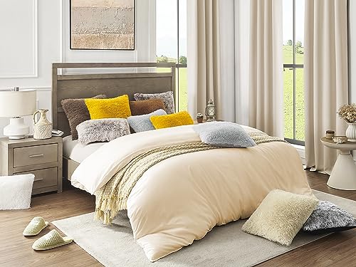 NordECO HOME 2er Set kissenbezüge Kissen Künstlich Pelz Fellkissen Dekorative Deko Kissen Kuschelkissen Flauschig Sofakissen Weich Plüschkissen für Sofa 40x40 cm Rosa Einfarbig