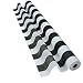 Fun Express Black and White Striped Gossamer Roll (3 ft x 100 ft) Wedding and Party Decorations