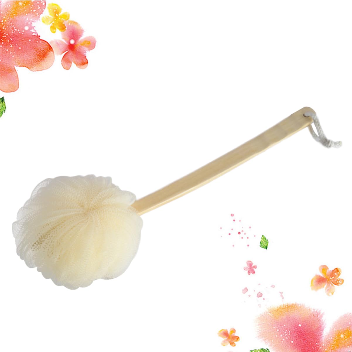 Beavorty Spazzola Per Il Corpo Con Manico Da 3 Pezzi Esfoliante Spugna Naturale Spazzola Per Il Bagno Con Doccia Per Una Delicata Pulizia Del Corpo