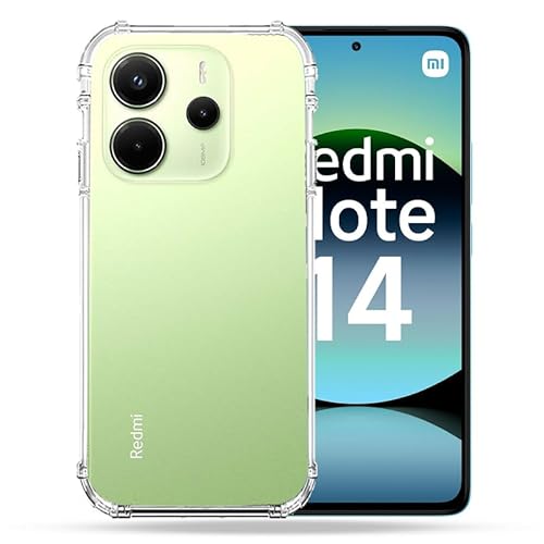 ClearCase - Carcasa Transparente Reforzada para Xiaomi Redmi Note 14 4G