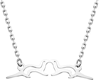 Otter Lover Gift Kissing Sea Otters Necklace Sea Otter Animal Lover Jewelry Sea Otter Pendant Gift