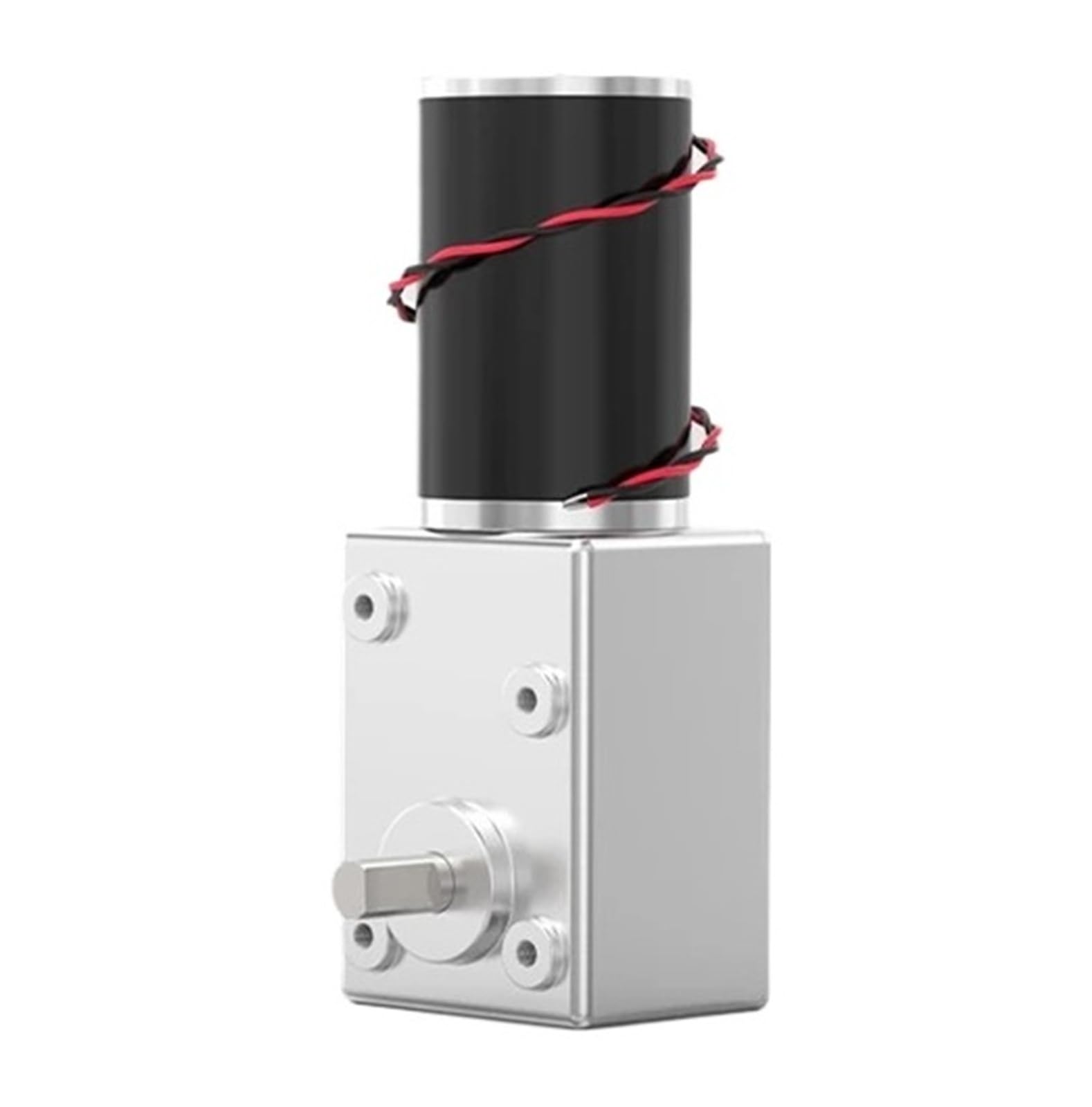 Motore elettrico CC a vite senza fine turbo 5882-50ZY, coppia elevata, controllo a bassa velocità, 12 V, 24 V per serratura per porta da garage con tavolo rotan(Single Motor,3RPM_12V)