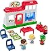 Fisher-Price Little People We Deliver Pizza Place, Pizza Kitchen playset with Push-Along Toy Vehicle and Figures for Toddlers and Preschool Kids Ages 1-5 Years