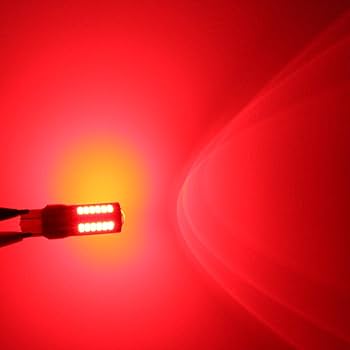 Amazon.com: Alla Lighting T25 3156 3157 LED Bulbs Red Turn