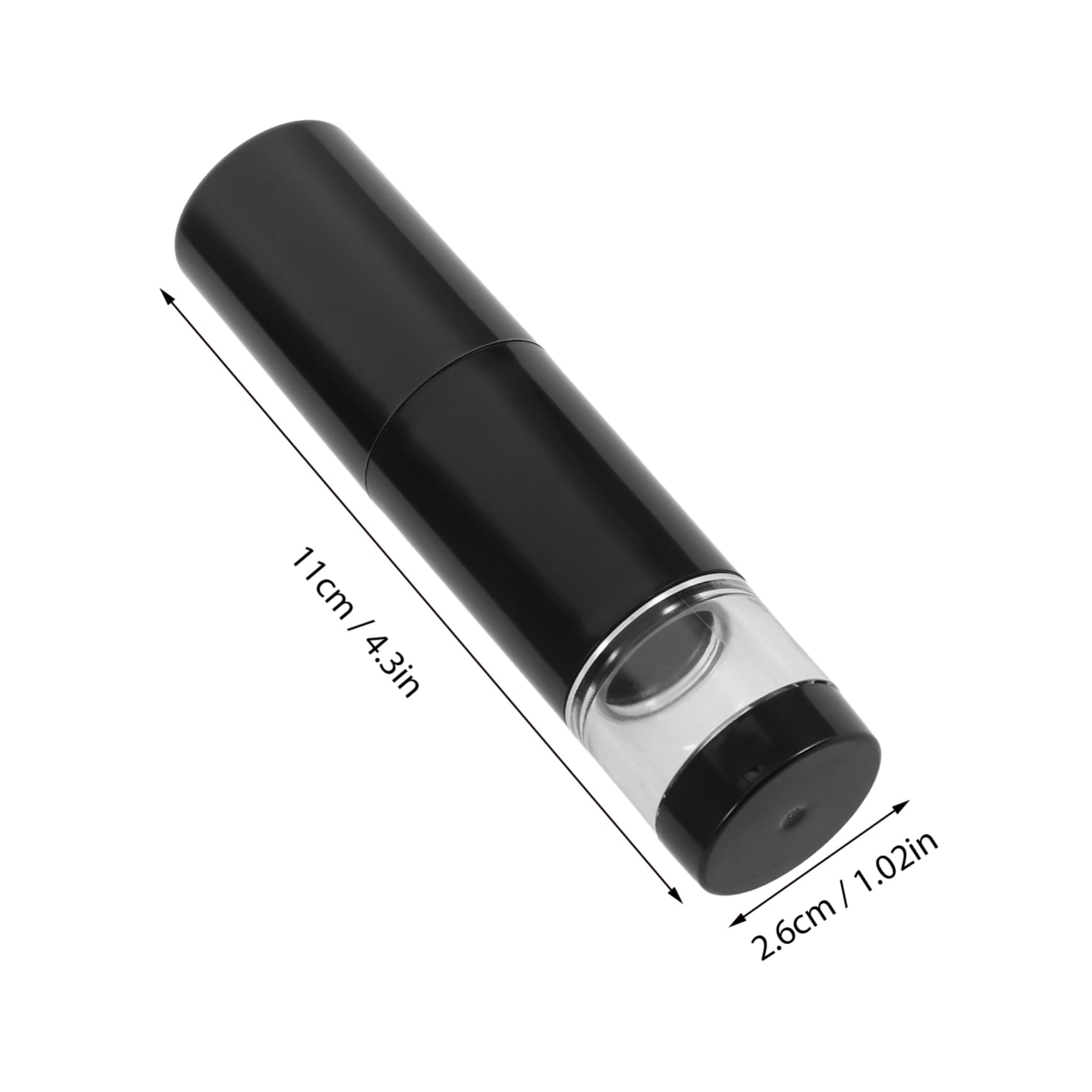 Gogogmee Knob Makeup Brush Concealer Makeup Brushes Spray Applicator Brush Portable Brushes Foundation Brush Retractable Blush Brush Small Makeup Brush Plastic Black